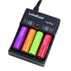 LiitoKala Lii-PL4 4 Intelligent Intelligent Batterie Chargeur AC110-240V pour 18650/26650/16340/17500 / AA / AAA
