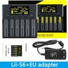 LiitoKala lii-S6 chargeur de batterie 18650 chargeur détection automatique de polarité à 6 emplacements pour 18650 26650 21700 14500, 10440 piles AA AAA