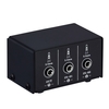 LINEPAUDIO Audio Switcher RCA 2 in 1 Out / 1 in 2 Out A / B Switch Boîte de répartition audio stéréo sans distorsion Prise RCA pour basculer entre les haut-parleurs d