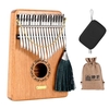 LINGTING K17G Piano à pouce portable à 17 touches Kalimba Mbira G tonalité en bois de santal