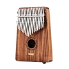 LINGTING K17YEQ 17 touches Piano à Pouce Portable Kalimba Mbira Bois de Santal Ramassage Intégré En Bois Massif