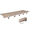Lit de camping pliable Portable lit pliant extérieur pour une personne 330LB poids de roulement Compact pour randonnée en plein air