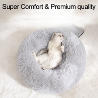 Lit de luxe moelleux pour animaux de compagnie pour chiens,  chats,  lit de coussin pour chiens et chats