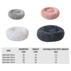 Lit moelleux rond pour animaux de compagnie Chat Lit moelleux pour chats Petits chats