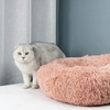Lit moelleux rond pour animaux de compagnie Chat Lit moelleux pour chats Petits chats