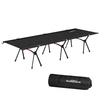 Lit pliant Portable extérieur lit de camping pour une personne 265LB poids de roulement Compact pour pique-nique en plein air Camping randonnée