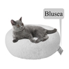 Lit pour animaux de compagnie Blusea Soft en peluche ronde