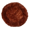 Lit rond en peluche confortable pour chiens et chats