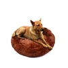 Lit rond en peluche confortable pour chiens et chats