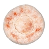 Literie Lit pour chien rond en fausse fourrure en peluche (rose,  16 po)