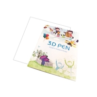 Livre de modèle de stylo 3D pour les pochoirs de dessin de stylo d