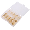 Lixada 100PCS or 10 hameçons de taille affûtée aiguille avec boîte de pêche
