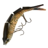 Lixada 1 PCS Leurre de Pêche 4 Sections Dur Leurre 3D Simulation Appât Grand Segmenté Artificielle Appât VIB Bait Treble Crochet Outil De Pêche