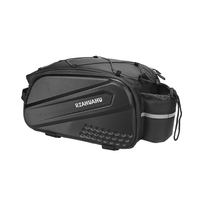 Lixada 10L sac de siège arrière de vélo multifonctionnel étanche vélo porte-vélo coffre sac de chargement sacoche sac à main sac à bandoulière