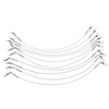 Lixada 10Pcs Leaders de fil de pêche Pêche accessoire