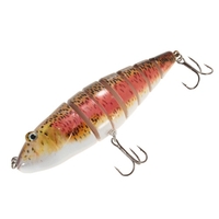 Lixada 11.8cm / 35g Lifelike 7 sections articulées Attrayante à la pêche Truite Swimbait Hard Bait Fish Hook Fishing Tackle