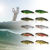 Lixada 11.8cm / 35g Lifelike 7 sections articulées Attrayante à la pêche Truite Swimbait Hard Bait Fish Hook Fishing Tackle