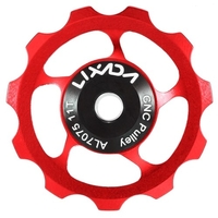 LIXADA 11T vtt vélo dérailleur arrière Jockey poulie roue en céramique roulement poulie en alliage d