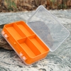 Lixada 14 * 8.3 * 4.1cm Boîte de pêche leurre hameçon Double Sided Transparent Visible en plastique 9 compartiments