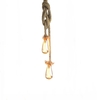 Lixada 150cm AC220V E27 Double tête Vintage Chanvre Rope Suspension Plafonnier