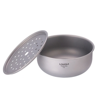 LIXADA 1.6L titane passoire à thé auto-drainant bol fruits plaque de Drainage