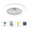 Lixada 180V-265V ventilateur de plafond avec lumière LED APP téléphone portable contrôle Support BT connexion pour chambre salon salle à manger