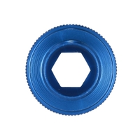 Lixada 1pc M18 / M20 vélo vélo VTT VTT Crank Boulon creux de fixation Boulon Cap Manivelle Vis en alliage d