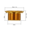 Lixada 1pc M18 / M20 vélo vélo VTT VTT Crank Boulon creux de fixation Boulon Cap Manivelle Vis en alliage d