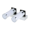 Lixada 2 W Double lampe murale minimaliste aluminium LED lampe style moderne 85-265V AC utiliser à l
