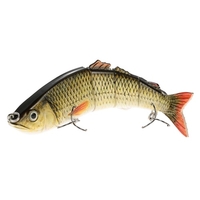 Lixada 22cm / 25cm Lifelike multi-articulé 5-segement Swimbait dur Leurre Basse Bait