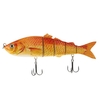 Lixada 22cm / 25cm Lifelike multi-articulé 5-segement Swimbait dur Leurre Basse Bait