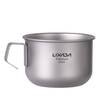 Lixada 230 ml tasse à café en titane léger tasse à eau tasse à thé pour bureau à domicile Camping en plein air randonnée pique-nique