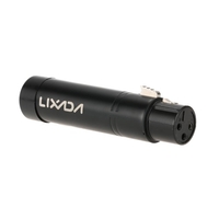Lixada 2, 4 G ISM DMX512 éclairage sans fil 3 broches XLR femelle récepteur LED pour scène PAR Party Light