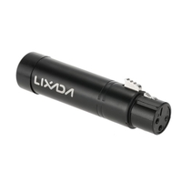 Lixada 2, 4 G ISM DMX512 éclairage sans fil 3 broches XLR femelle récepteur LED pour scène PAR Party Light