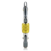 Lixada 25KN Snag Livraison Mousqueton D Forme Mousqueton Clip Rapide Équipement Vis Serrure Camping Escalade Randonnée Voyage Hamac Porte-clés Mousqueton