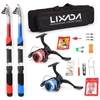 LIXADA 2Pcs 2.1m canne à pêche bobine Combo avec accessoires de pêche