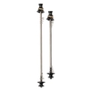 Lixada 2Pcs vélo ultra-léger brochettes blocage rapide titane essieu QR brochette montagne vélo cycliste vélo MTB roue moyeu brochettes