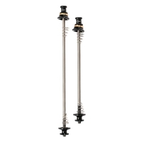 Lixada 2Pcs vélo ultra-léger brochettes blocage rapide titane essieu QR brochette montagne vélo cycliste vélo MTB roue moyeu brochettes