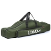 Lixada 3 couches sac de canne à pêche canne pliante Portable étui de transport moulinet de pêche sac de rangement étui