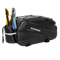 Lixada 3 en 1 Sac de porte-vélos Sac de coffre Sac de siège arrière de vélo étanche avec 2 sacs suspendus latéraux Vélo Cargo Bagagerie Sacoche Sac à bandoulière