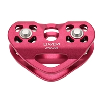Lixada 30kN Zipline câble Trolley Poulie avec roulement à billes Escalade Spéléologie Aloft travail Rescue