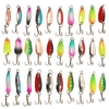 Lixada 31 PCS Leurre De Pêche Set Spinner Dur Appât Cuillère Leurre En Métal Treble Crochet Artificiel De Pêche Spinnerbait Outil De Pêche S