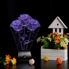 Lixada 3D LED lampe lumière USB Rose veilleuse colorée pour Deco de mariage Noël innovant cadeau cadeau