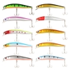Lixada 56PCS Fishing Lures Set Mineur Minnow Lures Crank Lures Pêche Tackle Lure Kit Set Focus Shift Ball Inside Idéal pour l