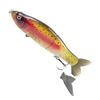 LIXADA 6.5 in / 2.2 oz leurres de pêche coulant leurres de glissement corps dur avec queues souples glisser leurres Shad avec hameçon triple appât de pêche réaliste appât de pêche 3D yeux appâts artificiels matériel de pêche au manivelle