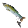 LIXADA 6.5 in / 2.2 oz leurres de pêche coulant leurres de glissement corps dur avec queues souples glisser leurres Shad avec hameçon triple appât de pêche réaliste appât de pêche 3D yeux appâts artificiels matériel de pêche au manivelle
