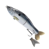 LIXADA 6.5 in / 2.2 oz leurres de pêche coulant leurres de glissement corps dur avec queues souples glisser leurres Shad avec hameçon triple appât de pêche réaliste appât de pêche 3D yeux appâts artificiels matériel de pêche au manivelle