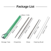 Lixada Camping Couverts Set Baguettes En Titane Potable Brosse De Nettoyage Brosse En Aluminium Tube De Rangement Cas pour Voyager En Plein Air