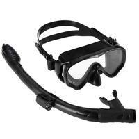 Lixada Enfants Plongée Masque Masque Tube Set Plongée Masque Lunettes Lunettes Plongée Natation Facile Souffle Sécher Tuba