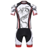 Lixada Ensemble de cyclisme à séchage rapide pour homme Maillot de vélo Route Cuissard à bretelles VTT Kit de vêtements d